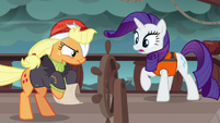Applejack takes the map back from Rarity S6E22