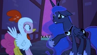 Princess Luna offers her hoof in an act of peace.