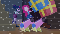 Pinkie Pie reveals her party cannons EG3