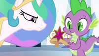 Celestia doesn't like the big fake crown thingy.