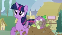 Spike pops out S5E22