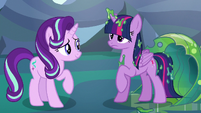 Twilight Sparkle rising to her hooves S6E26