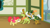 Apple Strudel reaches for Apple Bloom S2E12