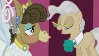 Mayor Mare addressing Matilda S5E9