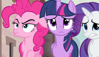 Pinkie, Twilight, and Rarity confused S5E1