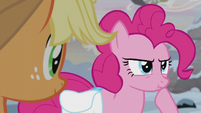 Pinkie Pie thinking of a new word S5E20