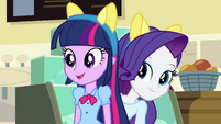 Rarity behind Twilight EG