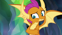 Smolder looking bashful S8E22