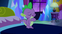 Spike offers to stay up and keep watch S5E13