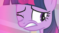 Twilight Sparkle cracks one eye open S6E21