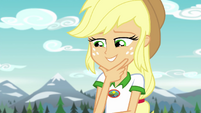 Applejack impressed with Rainbow's hammer EG4