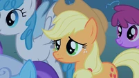 Sad Applejack.