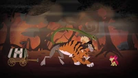 Chimera between Apple Bloom and the cart S4E17