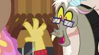 Discord happy that he stopped fading away S7E12