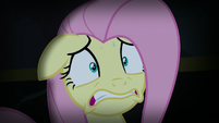 Fluttershy with sweat dripping S5E21