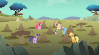 Main ponies mud on face S01E19