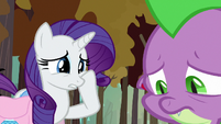 Rarity feeling sorry for Spike S8E11