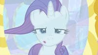 Rarity sputters at her mane MLPS1