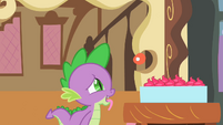 Spike looking at cupcakes S2E03