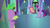 Twilight amused by Spike calling her "Sparkle" S7E1
