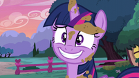 Twilight nervous grin S5E3