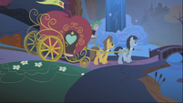 Carriage by a waterfall S1E26