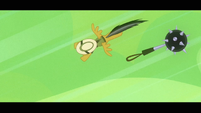 Daring Do dodging while flying S4E04