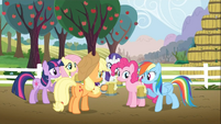 Rainbow Dash finally got her cider, and all was well.