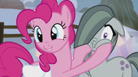 Pinkie "she's so excited to meet everypony!" S5E20