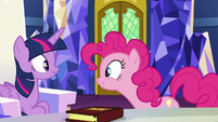 Pinkie? But... the door was right... Never mind.