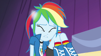 Rainbow Dash's pony ears vanish EG2