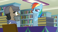 Rainbow Dash confronting Martingale S9E21