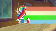 Rainbow Dash crashes into a wall EG4