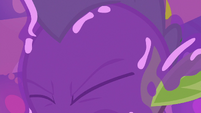 Spike covered in purple goo S8E16
