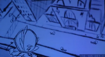 Spike looks down on Maretropolis from roof S4E6