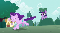 Starlight running away from Twilight S6E6