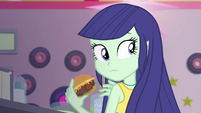 Blueberry Cake turns to face Pinkie Pie EGDS24