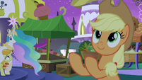 Celestia helps Jonagold; AJ directs Pegasi S9E17