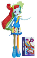 Rainbow Dash muñeca de neón