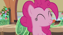 Pinkie Pie licking her lips S5E20