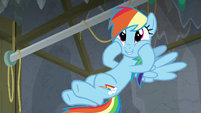 Rainbow unable to contain excitement S8E7