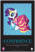 Rarity "Confidence" poster from ComicCon 2012