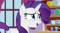 Rarity "I would be happy to suggest" S4E18