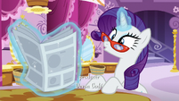 Rarity "what I'm sure is a stellar review" S6E9