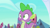 Spike hears one of the royal guards S6E16
