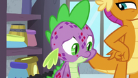 Spike looking more worried than ever S8E11
