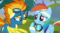 Spitfire gives Rainbow her goggles back S6E7