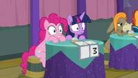 Twi and Pinkie hear another team's bell S9E16