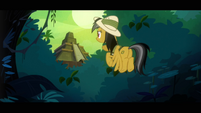 Daring Do looking at the Fortress of Talikon S4E04