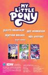 My Little Pony (2022) issue 19 credits page